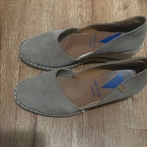 Toms Taupe Espadrille Flats